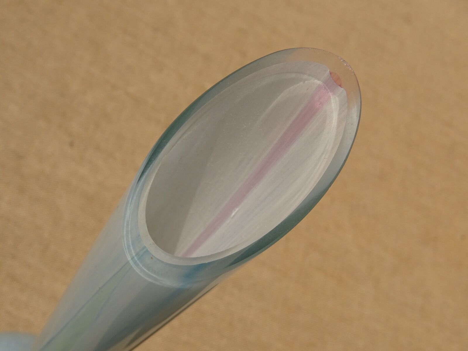 Vintage multilayer glass soliflore vase La Rochère