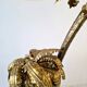 Vintage Hollywood Regency Brass Palm Tree Floor Lamp Maison Jansen Style 1970
