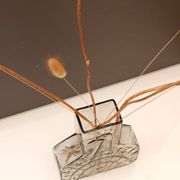 Mid-century Scandinavian modern art glass vase by Wiktor Berndt for Flygsfors, Sweden