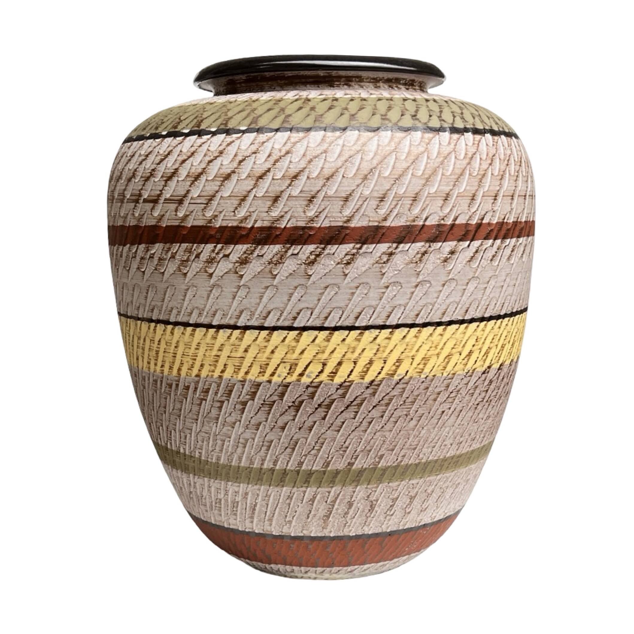 Dümler & Breiden "Faux Klinker" floor vase, type 29/25, Germany 1970s