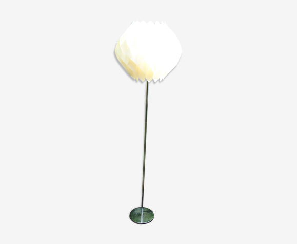 Lampadaire et abat-jour forme tulipe