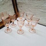 Set of 6 Rosaline digestif glasses
