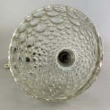 60s 70s lamp light hanging lamp glass ceiling lamp Space Age Design 60s