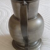 Tin wine pitcher