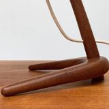 Mid-century Dornstab table lamp in teak by A. Pöll for Kalmar