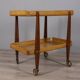 Vintage 1950s Wooden Food Service Cart, Designed by Carlo Ratti