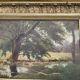 Impressionist Landscape Painting, A. Duval 1907 - Golden Frame