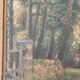 Peinture ancienne encadrée - signée R Guillet - 1948