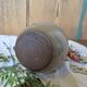 Glazed stoneware single-flower vase signed Jean Dubost, vintage Fr