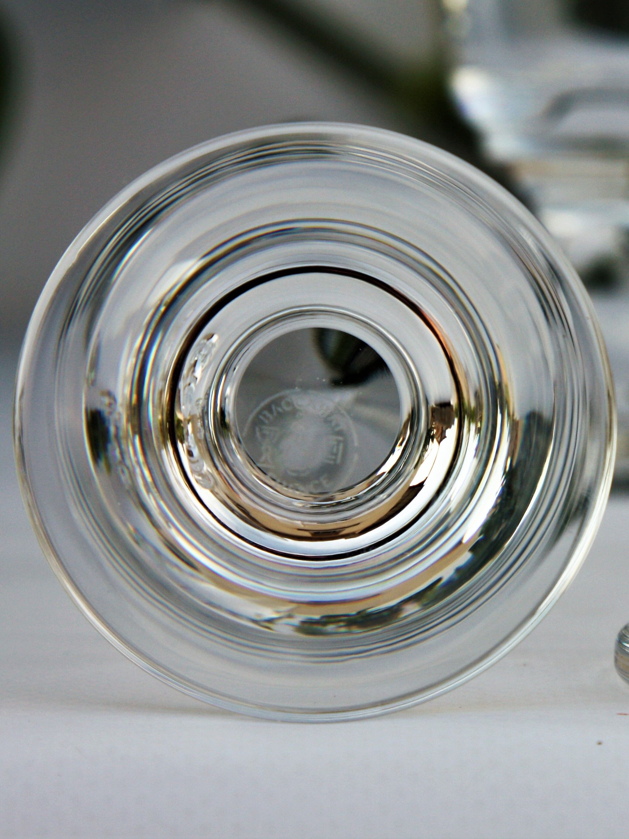 Champagne flute in Baccarat crystal