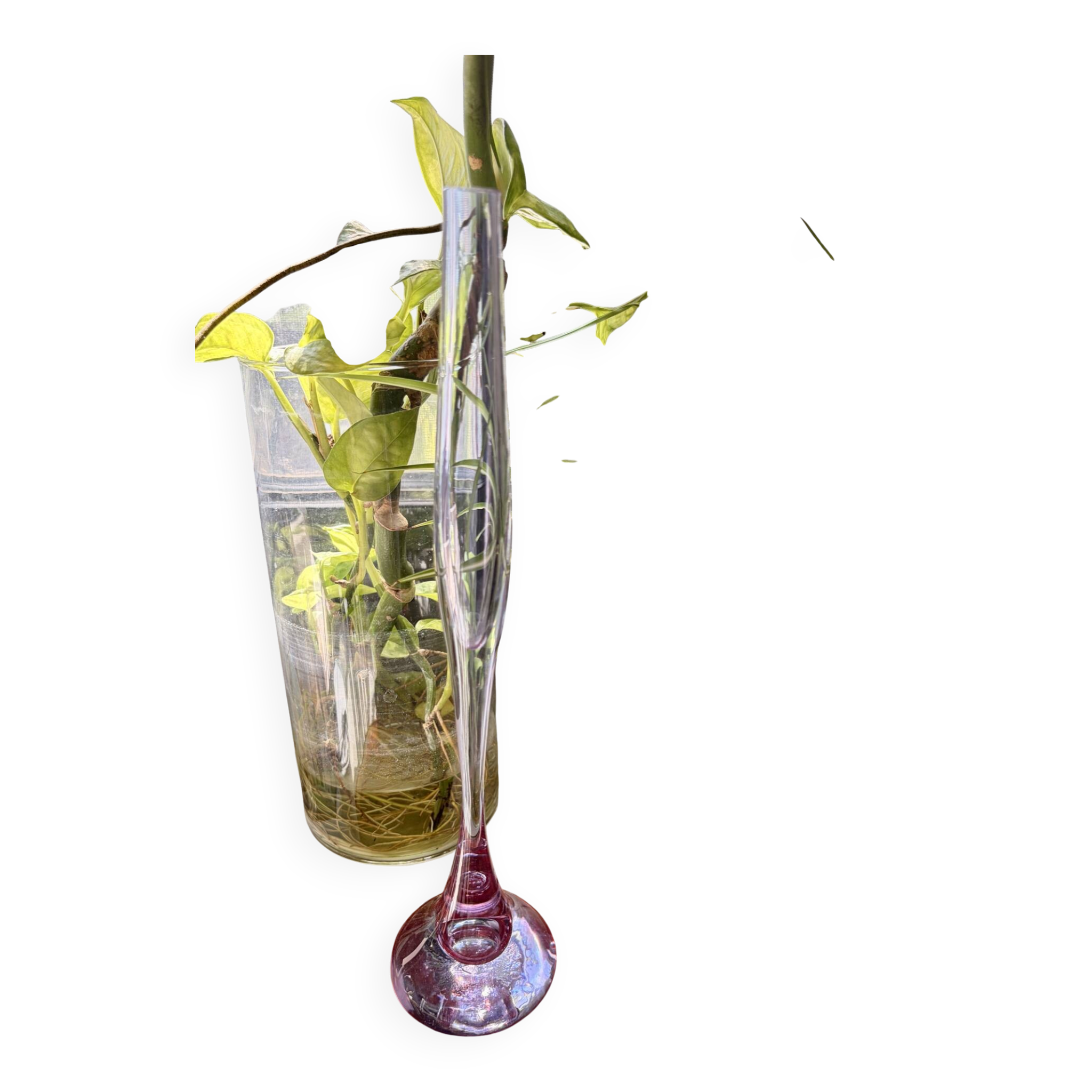 Neodymium Soliflore Vase "Alexandrite" - Sergio Asti for Arnolfo di Cambi.