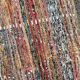Boucherouite Moroccan Berber rug - hand-woven with recycled fabric scraps - 90x205 cm