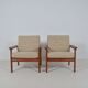 Danish 'Borneo' seats designed by Sven Ellekaer for Komfort, 1960s