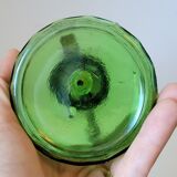 Vaporisateur pulvérisateur en verre vert et laiton