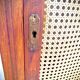 Vintage Parisian wardrobe in wood and caning – Art style