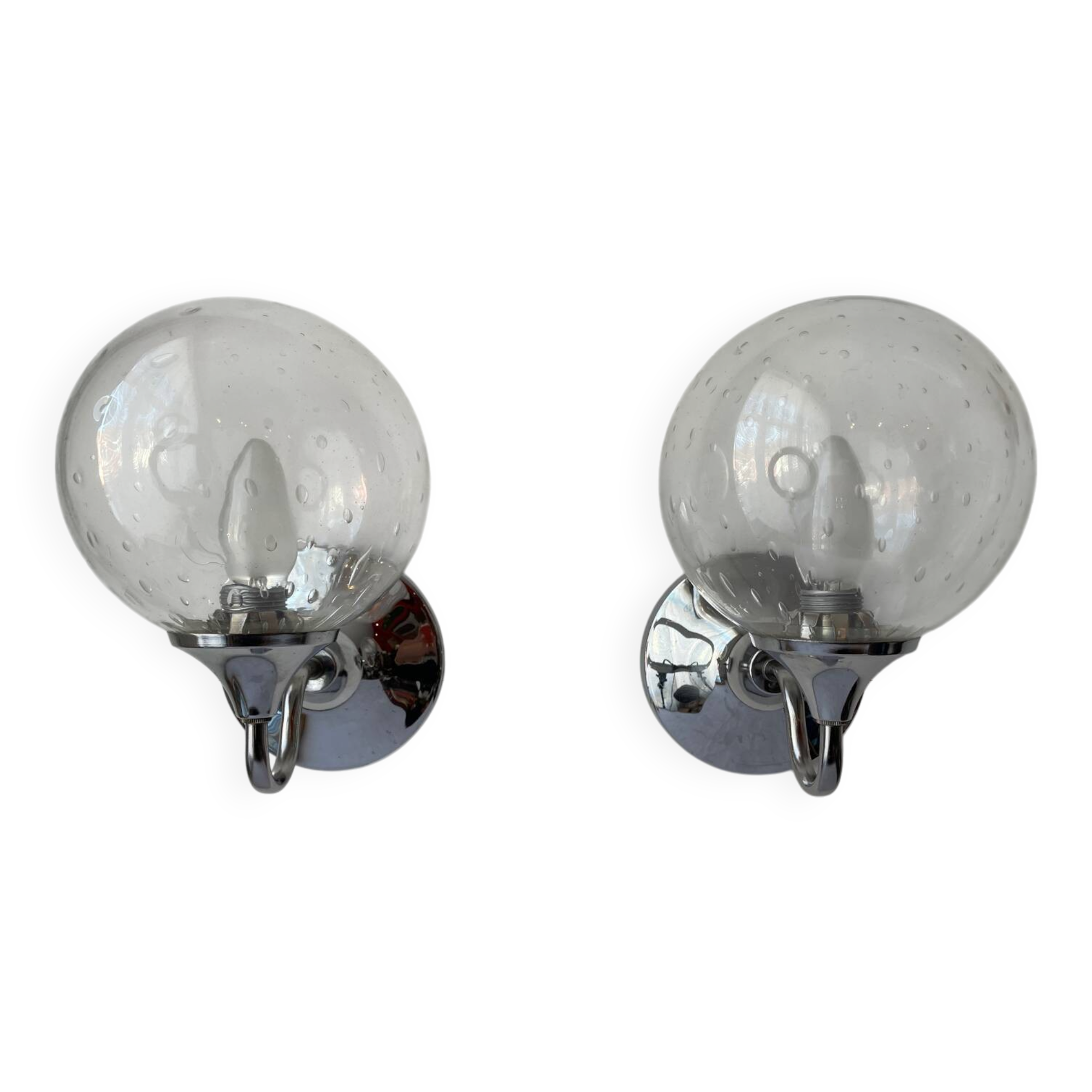 Pair of 60s/70s wall lights