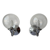 Pair of 60s/70s wall lights