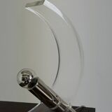 Lampe de table vintage en plexiglas