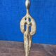 Female subject in gilded bronze, 1999 signed Claudine Berechel
