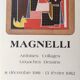 Affiche originale d'exposition Galerie Karl Finker, 1981-82