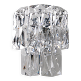Rare 1960s Kinkeldey German crystal wall sconce 1960
