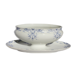 Iron clay sauce boat "Sans Gêne" KG Lunéville