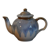 Théière en céramique bleue