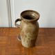 Speckled stoneware vase with double handles