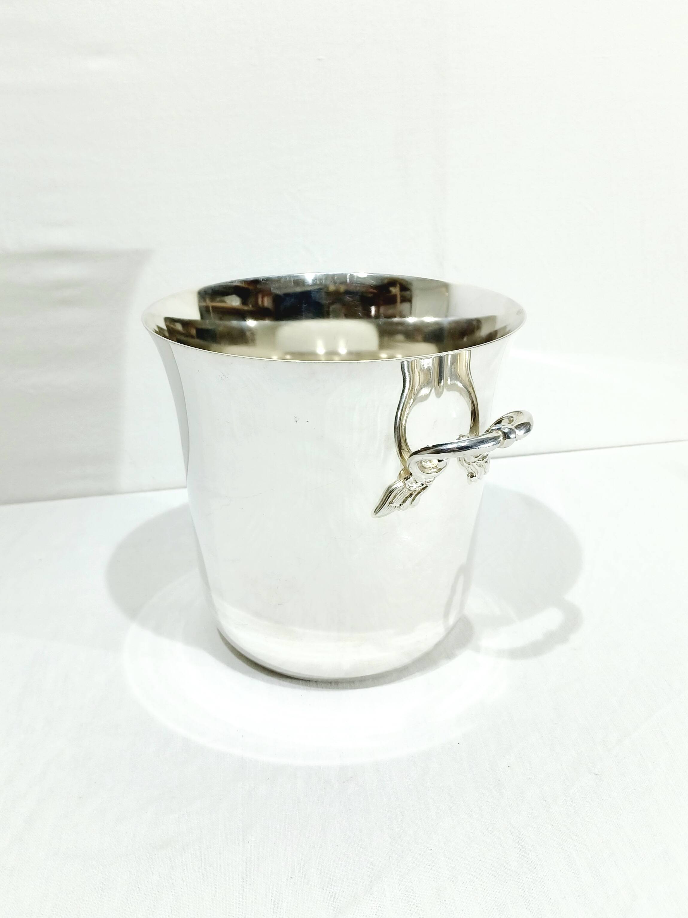 Silver-plated champagne bucket