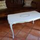 Table basse, pieds galbés