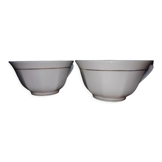 Tasses porcelaine