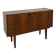 Palissander fineer design kast Bartels Werke vintage dressoir