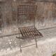 3 chaises en fer forgé