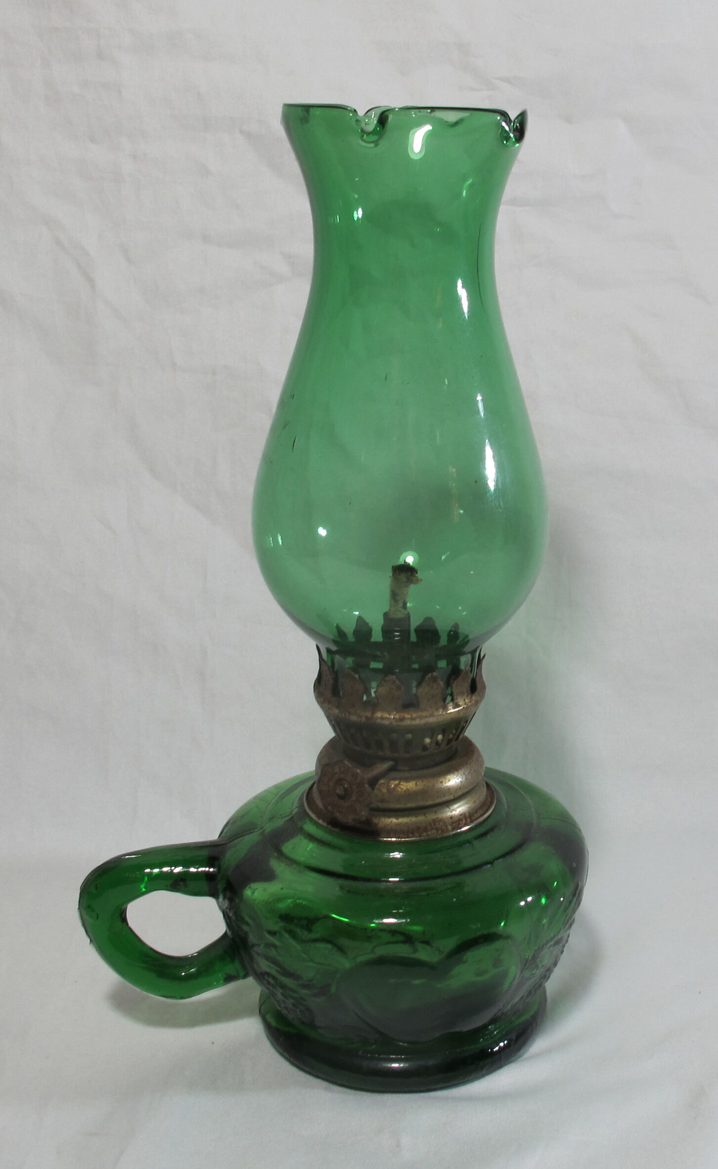 Glass kerosene lamp