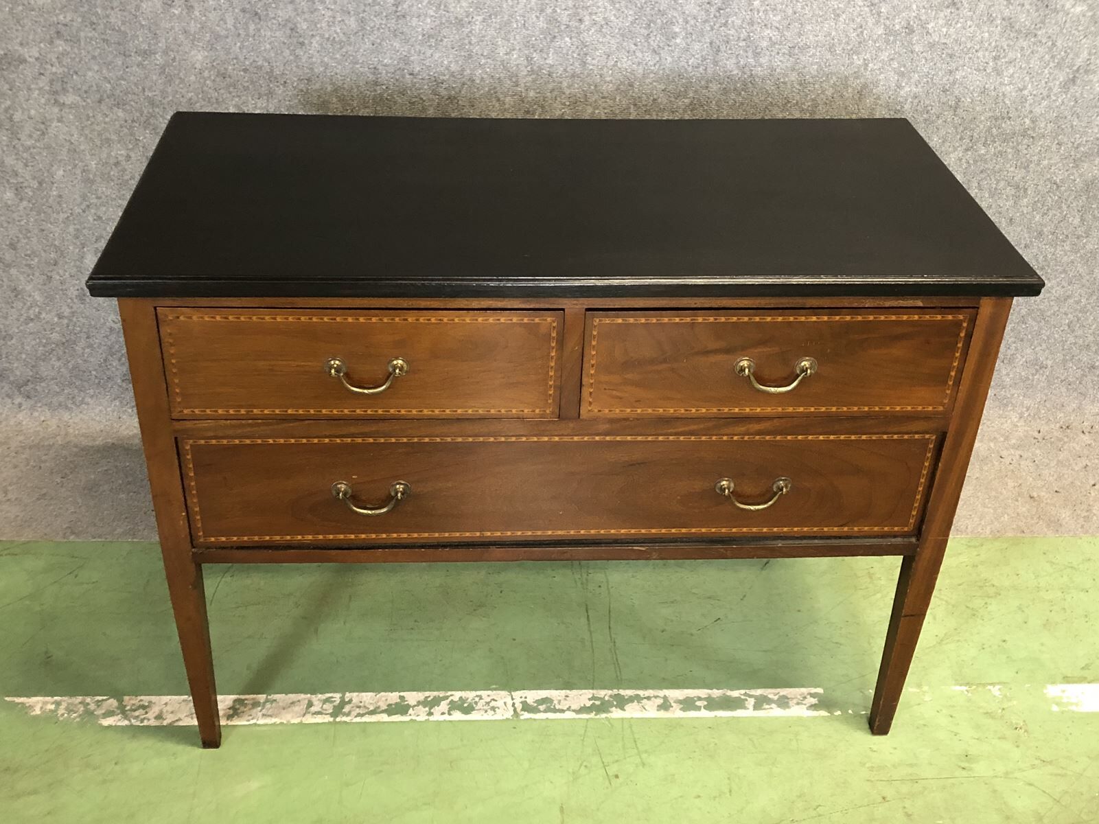 English dresser in mahogany early 20th