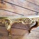 Louis XV style gilded wall shelf console