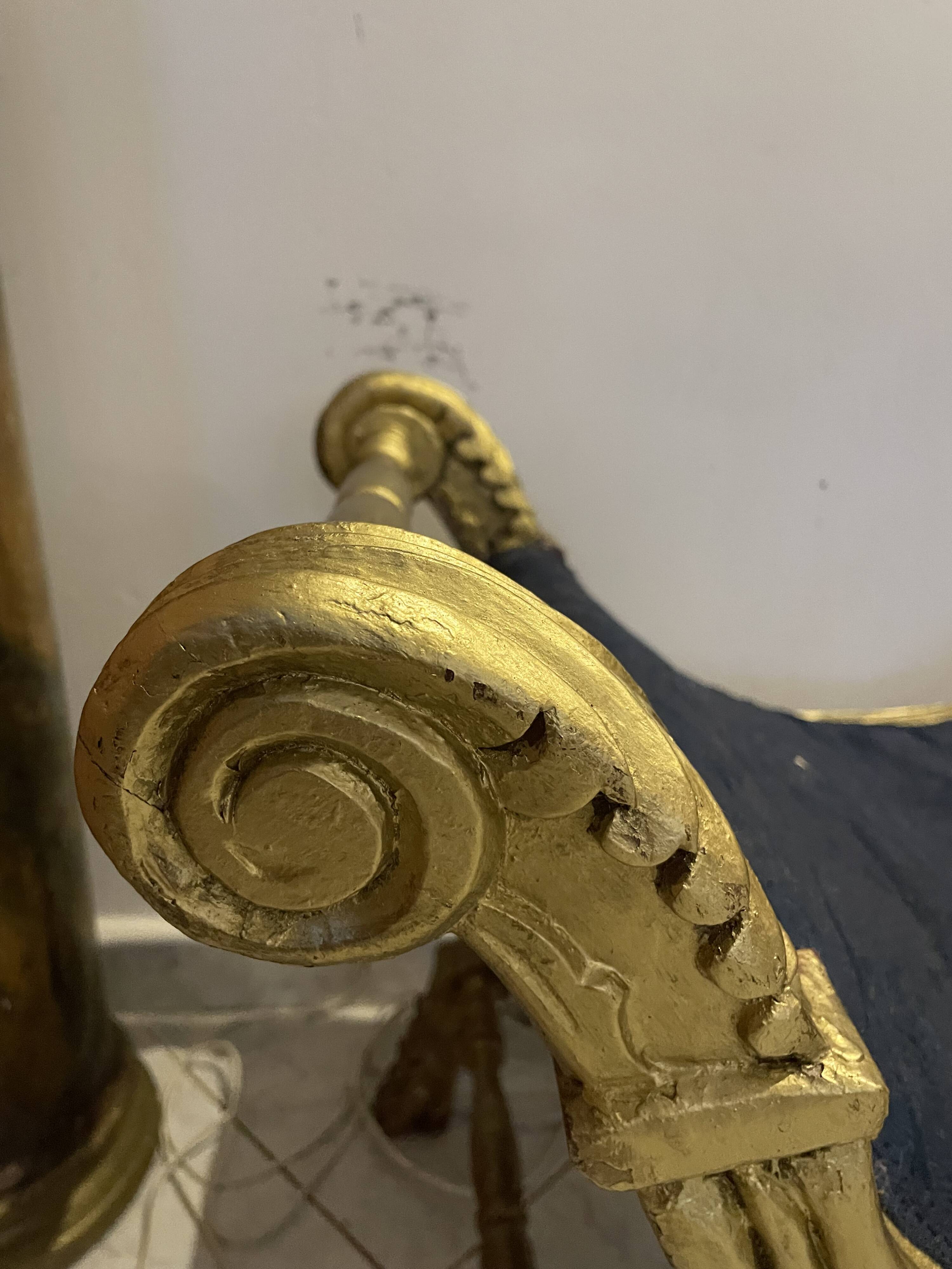 Stool. 19th century Empire