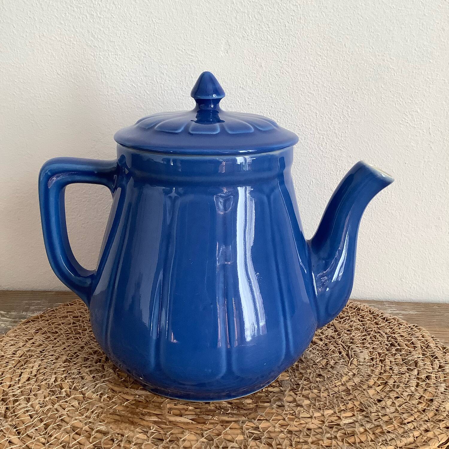 Blue teapot, coffee pot
