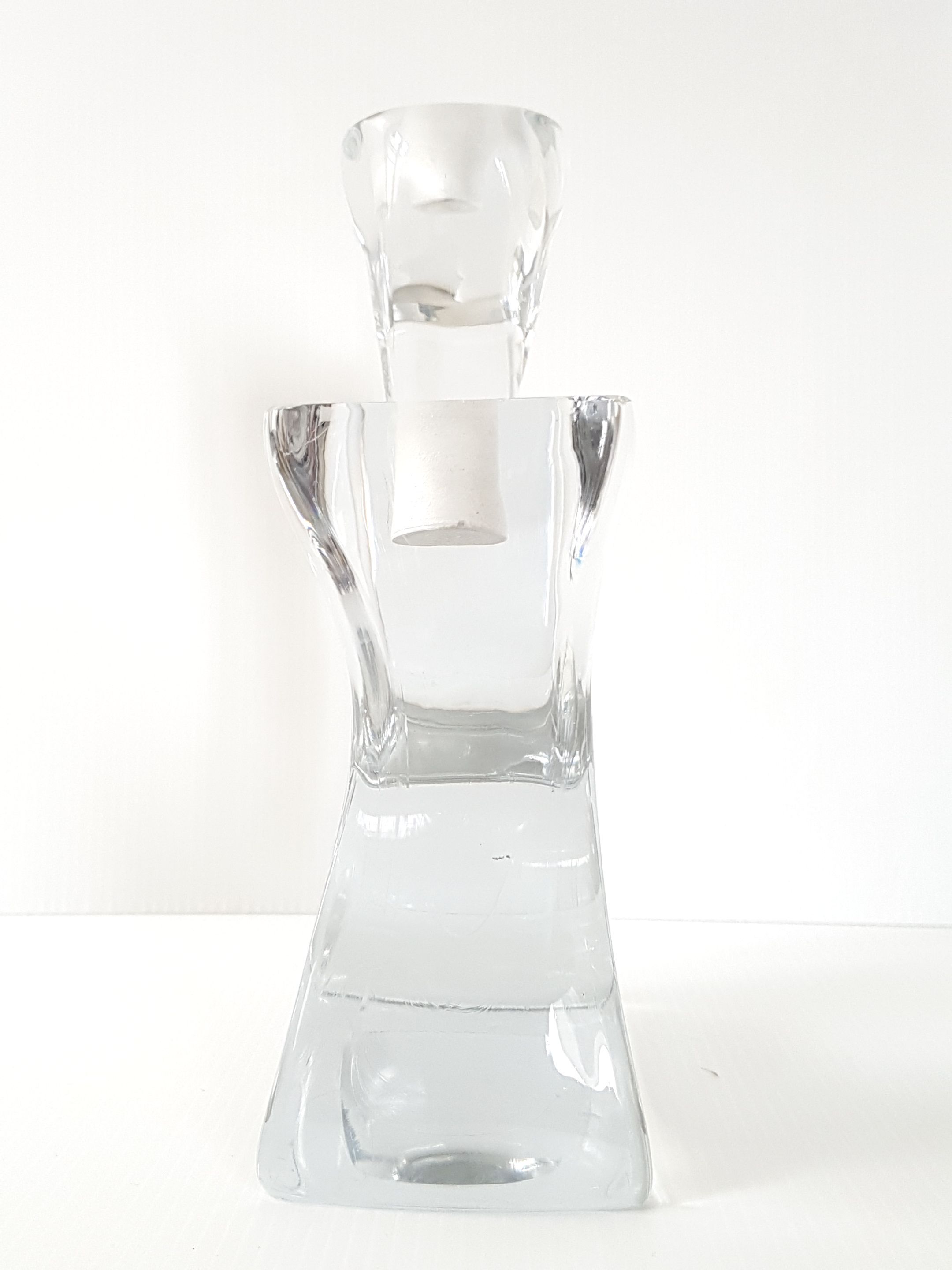 1970 vintage Crystal candlestick