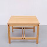 Solid oak coffee table by søren holst for fredericia furniture