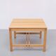 Solid oak coffee table by søren holst for fredericia furniture
