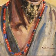 Portrait of a Beninese by Pierre Matossy (1891-1969) - dated 20 June 1952