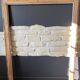 Large-format frame in moulded wood