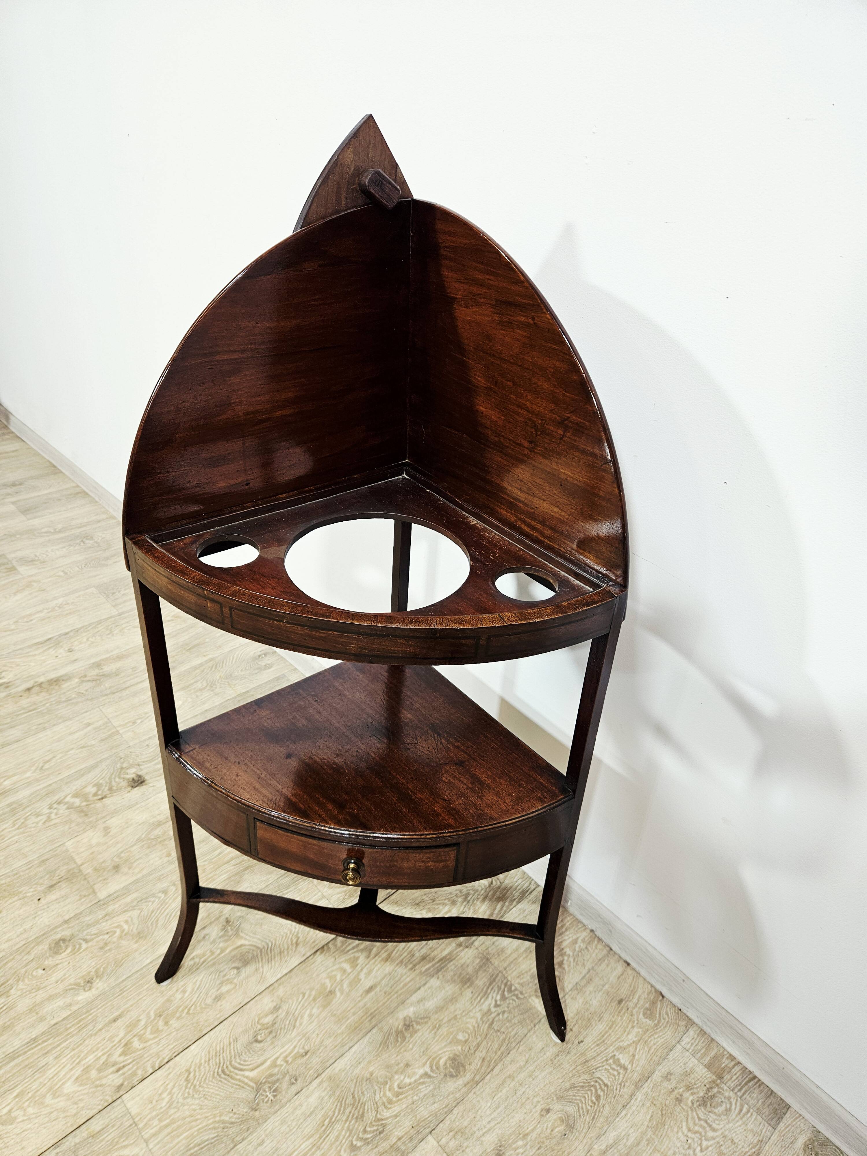 Antique washbasin (Washstand) – England, first half 19th century Mahogany