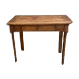 Desk XIXth cherry and solid walnut