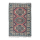 1970s Vintage Turkish Oushak Handmade Wool Cotton Pink Area Rug  192x256