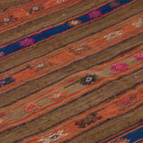 Anatolian handmade kilim rug 240 cm x 138 cm