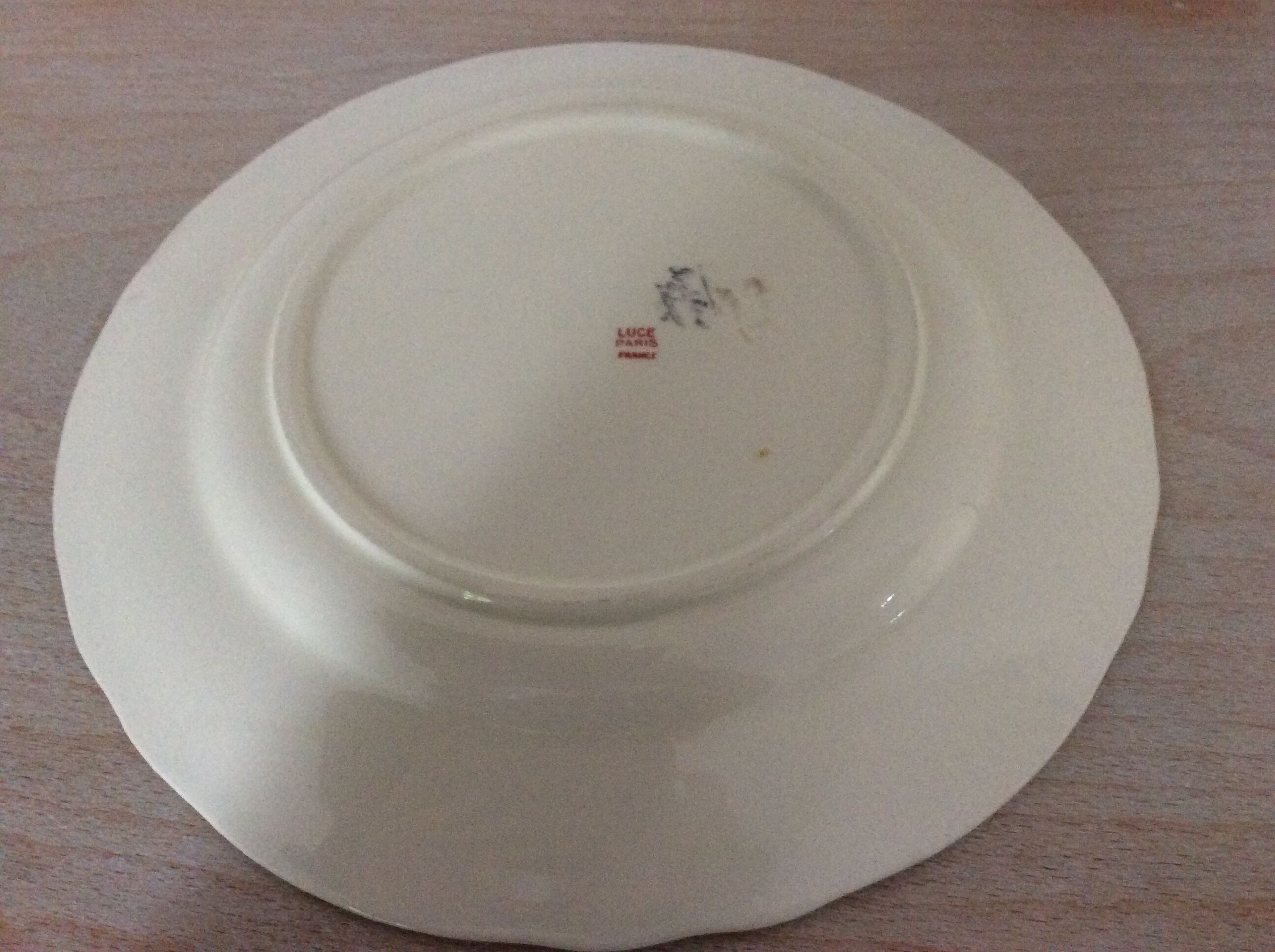 Jean Luce Art Deco flat plates