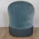 Fauteuil crapaud velours