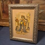 Drawing Germaine Bouret old framed